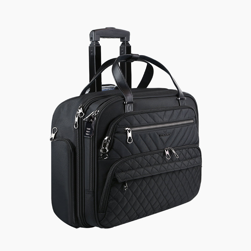 Wheeled laptop briefcase hot sale