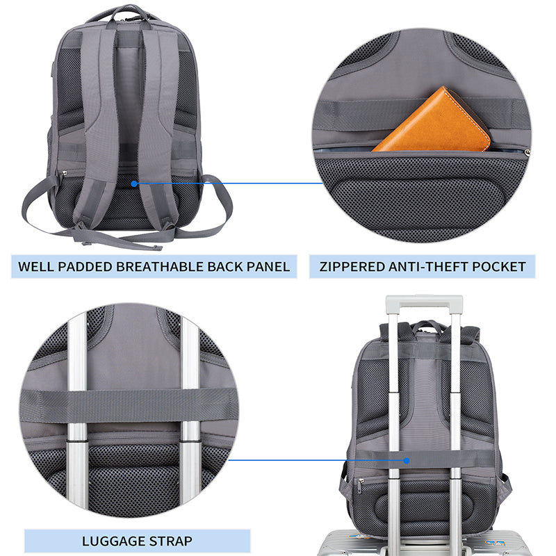 KROSER 17“ Travel Laptop Backpack Computer Backpack