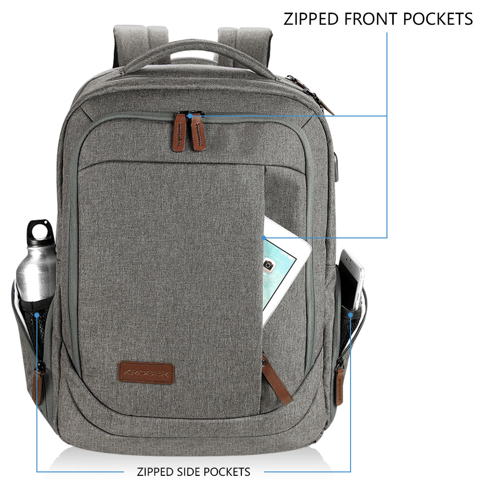 KROSER™ Laptop Backpack Large Fits up to 17.3 Inch Laptop.