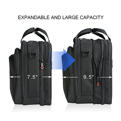 17 inch laptop bag travel briefcase with organizer sale