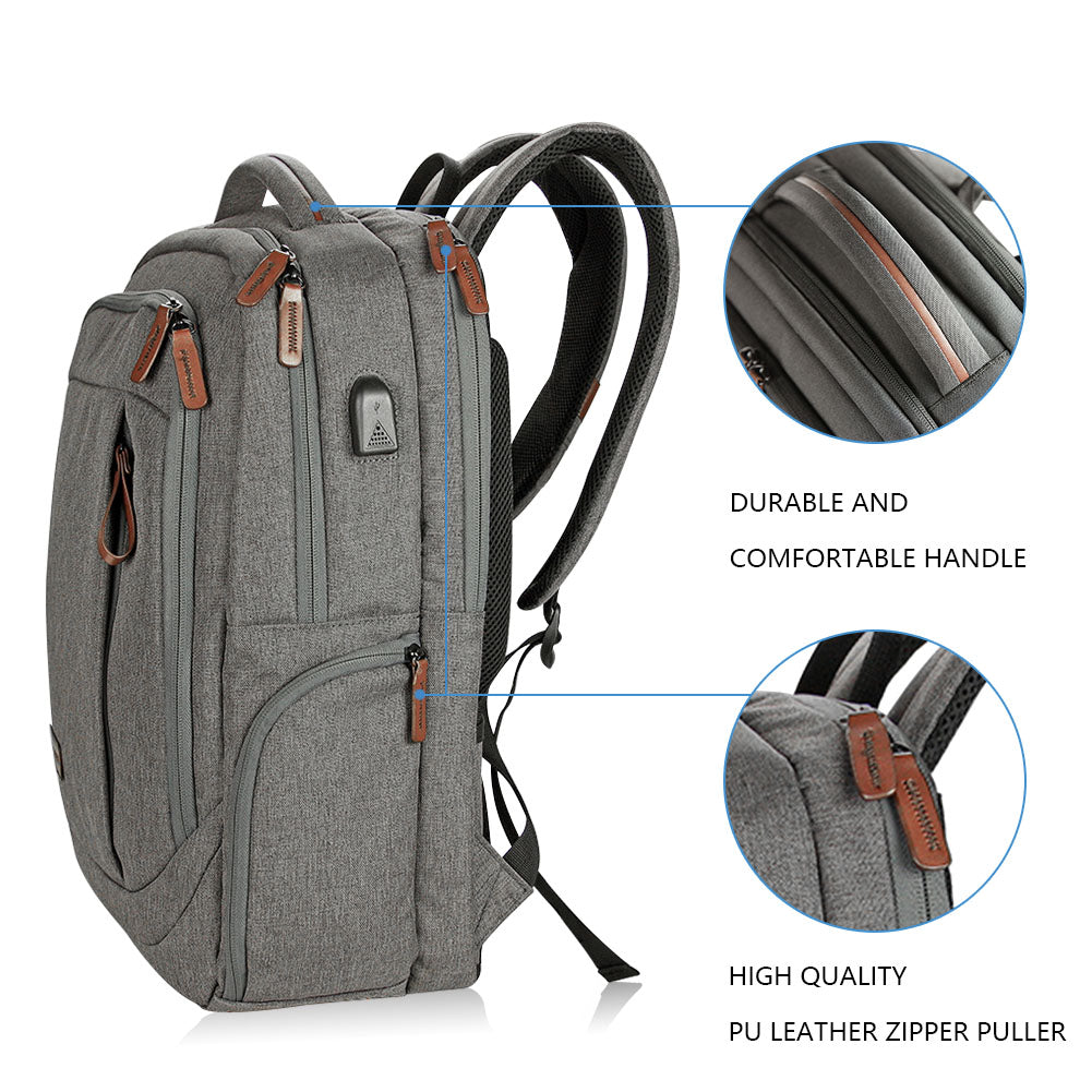 KROSER™ Laptop Backpack Large Fits up to 17.3 Inch Laptop.