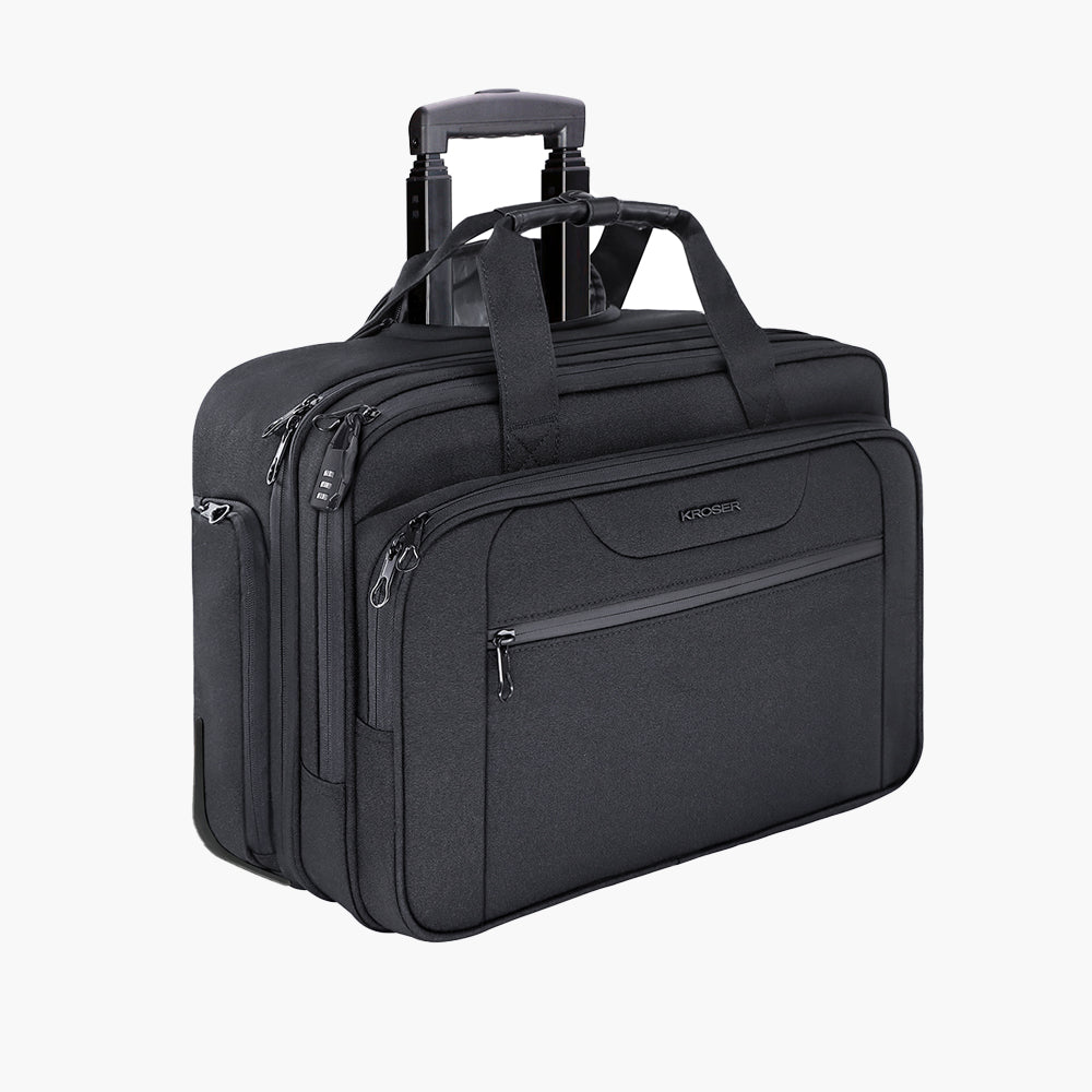 KROSER 17.3 Inch Rollable Laptop Briefcase